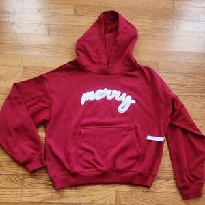 Fabletics Red 'Merry' Hoodie